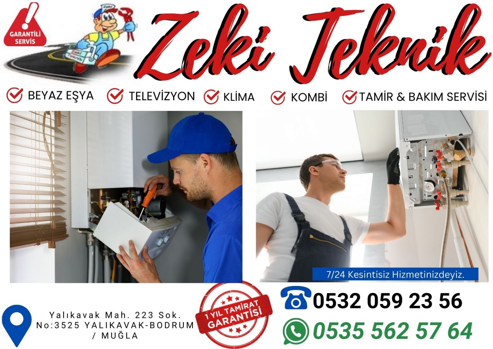 Yalıkavak Kombi Bakımı Petek Temizleme
